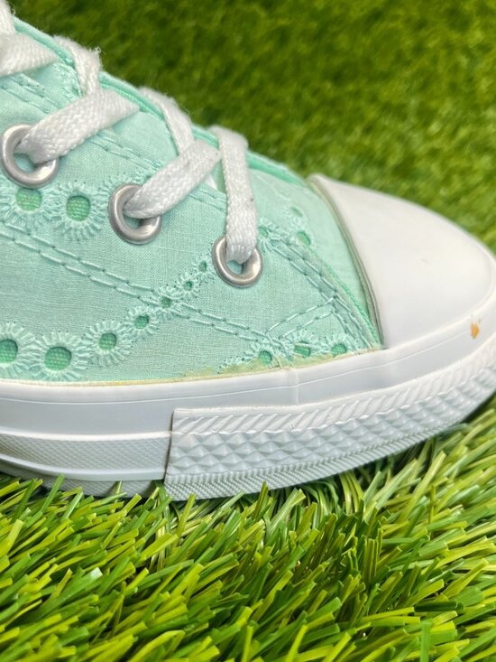 Converse Chuck Taylor All Star Womens Size 10 Green Athletic Shoes Sneakers - Picture 6 of 12